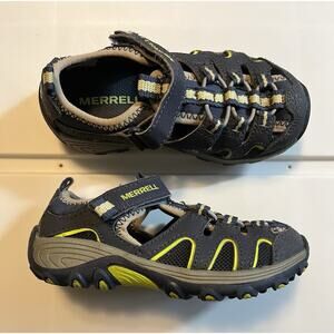 Merrell Youth Hydro Hiker Sandals Shoes MC54859 Boys Size 10 M Blue Green